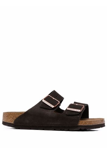 Birkenstock double-strap buckled sandals - Marrone