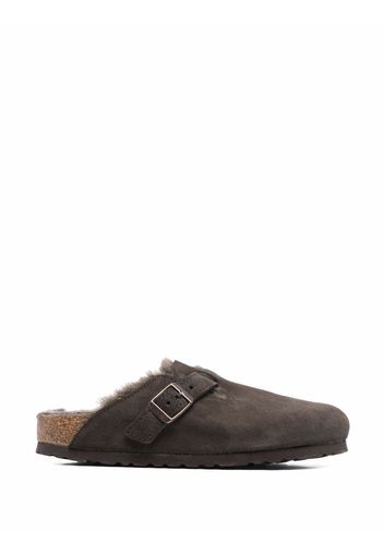 Birkenstock Boston Shearling mules - Verde