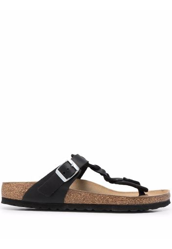 Birkenstock Sandali Gizeh con cinturino - Nero