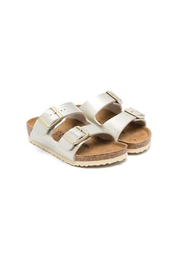 Birkenstock Kids Arizona slip-on sandals - Oro