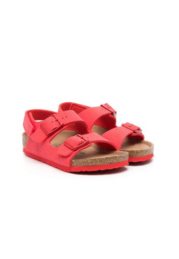 Birkenstock Kids Birko-Flor buckled sandals - Rosso