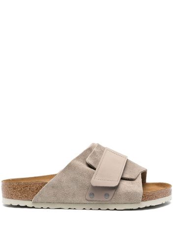 Birkenstock Sandali Kyoto con chiusura a strappo - Toni neutri