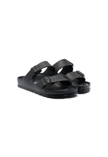 Birkenstock Kids double-buckle open-toe sandals - Nero