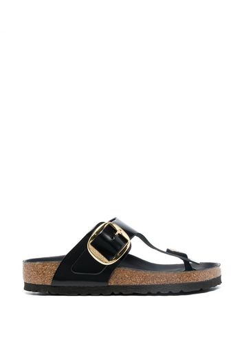 Birkenstock Gizeh Big Buckle 35mm slides - Nero