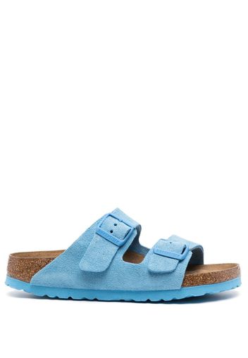 Birkenstock double-strap suede sandals - Blu