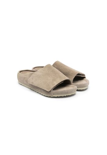Birkenstock Kids suede touch-strap sandals - Toni neutri