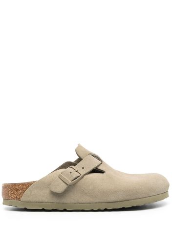 Birkenstock Boston suede slippers - Verde