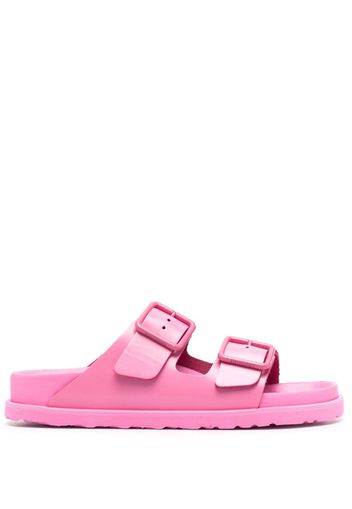 Birkenstock logo-embossed open-toe slides - Rosa