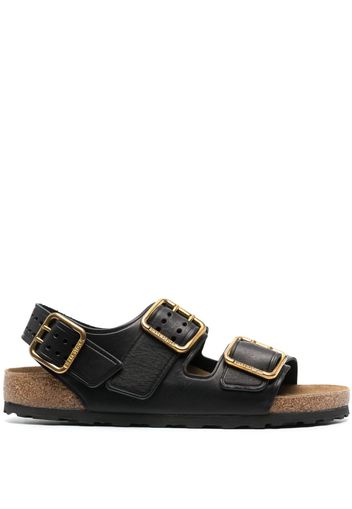 Birkenstock buckled leather sandals - Nero