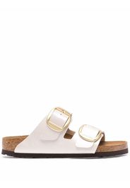 Birkenstock Arizona leather double-buckle sandals - Bianco