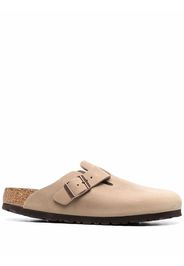 Birkenstock closed-tie leather mules - Toni neutri