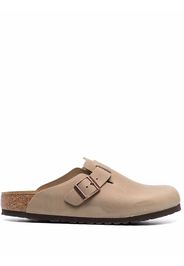 Birkenstock buckled leather loafers - Toni neutri