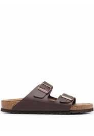 Birkenstock Arizona buckled sandals - DARK BROWN