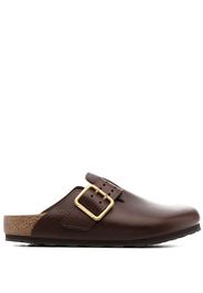 Birkenstock Boston leather clogs - Marrone