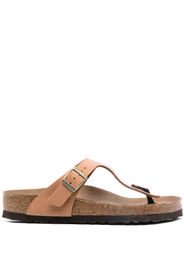 Birkenstock Gizeh buckled 35mm sandals - Marrone