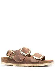 Birkenstock Milano buckled slingback sandals - Marrone