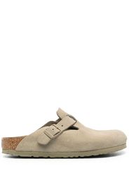 Birkenstock Boston suede slippers - Verde