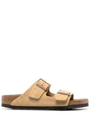 Birkenstock Arizona buckled suede sandals - Toni neutri