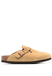 Birkenstock Boston buckled suede sandals - Toni neutri