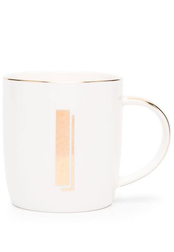 Bitossi Home letter-print mug (8.6cm) - Bianco