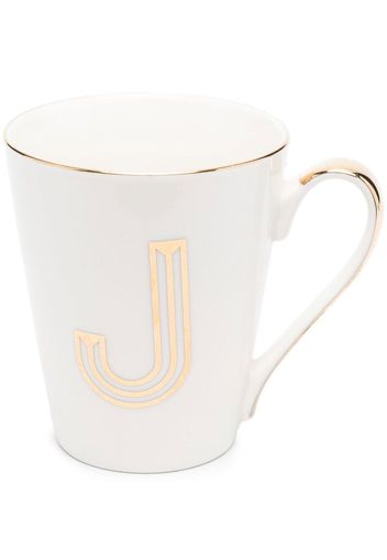 Bitossi Home initial-print glazed mug - Bianco