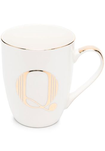 Bitossi Home initial-print glazed mug - Bianco