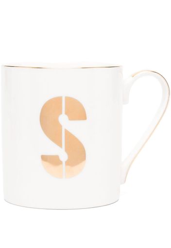 Bitossi Home Letter S porcelain mug - Toni neutri