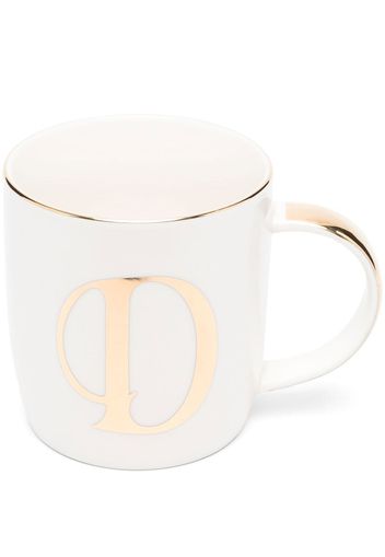 Bitossi Home Letter-D porcelain mug - Bianco