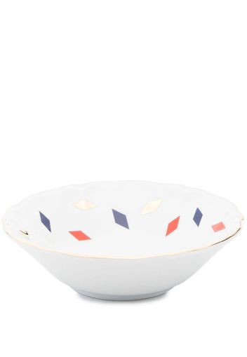 Bitossi, Bitossi Home diamond-pattern porcelain bowl - Bianco