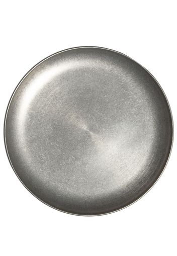 Bitossi Home Intreccio circular-design plate - ANTIQUE SILVER