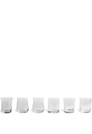 Bitossi Home assorted tumbler set (set of six) - Bianco