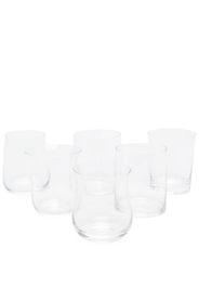 Bitossi Home mixed shape tumbler set-of-six - Bianco