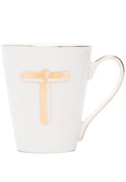 Bitossi Home Letter-T porcelain mug - Bianco