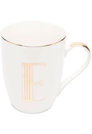 Bitossi Home Letter-E porcelain mug - Bianco