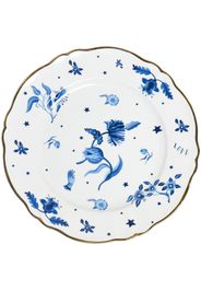Bitossi, Bitossi Home abstract-print porcelain dishes (set of two) - Bianco