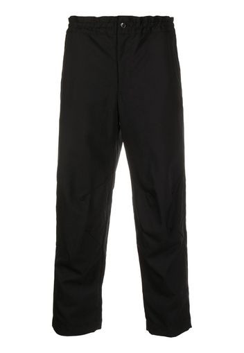 cropped wool trousers