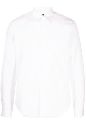 Black Comme Des Garçons pocket-detail cotton shirt - Bianco