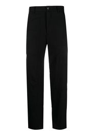 high-waist tailored trousers