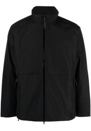 BLAEST zip-up high-neck lightweight jacket - Nero