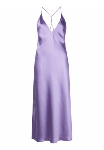 Blanca Vita V-neck strappy dress - Viola