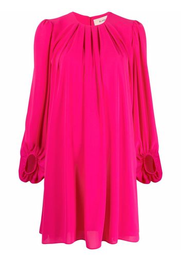 Blanca Vita gathered-detail shift dress - Rosa