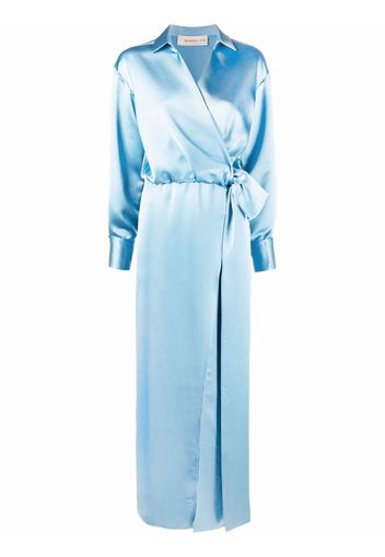 Blanca Vita Acena wrap dress - Blu