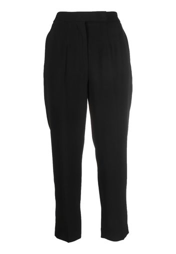 Blanca Vita Pratolina cropped straight-leg trousers - Nero