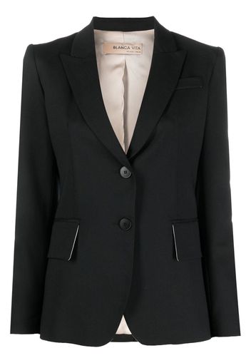 Blanca Vita Blazer monopetto - Nero