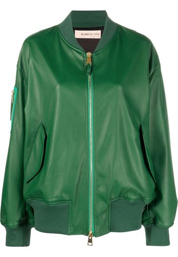 Blanca Vita zip-fastening bomber jacket - Verde