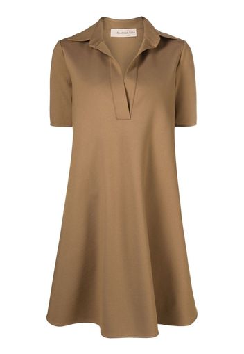 Blanca Vita polo short-sleeve dress - Toni neutri