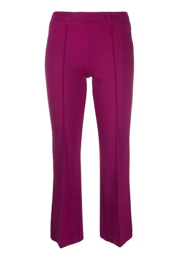 Blanca Vita mid-rise cropped trousers - Viola