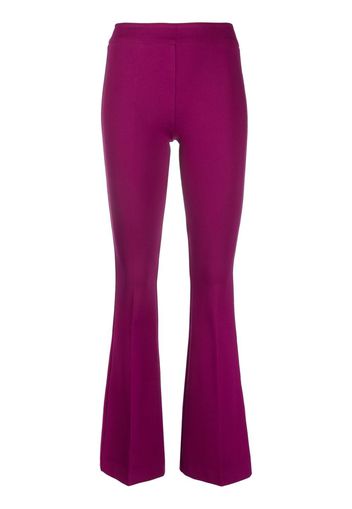 Blanca Vita mid-rise flared trousers - Viola