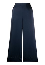 wide leg cropped trousers