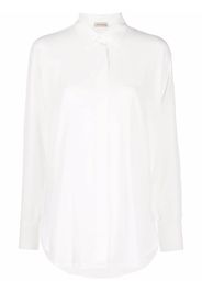 Blanca Vita concealed-front shirt - Bianco